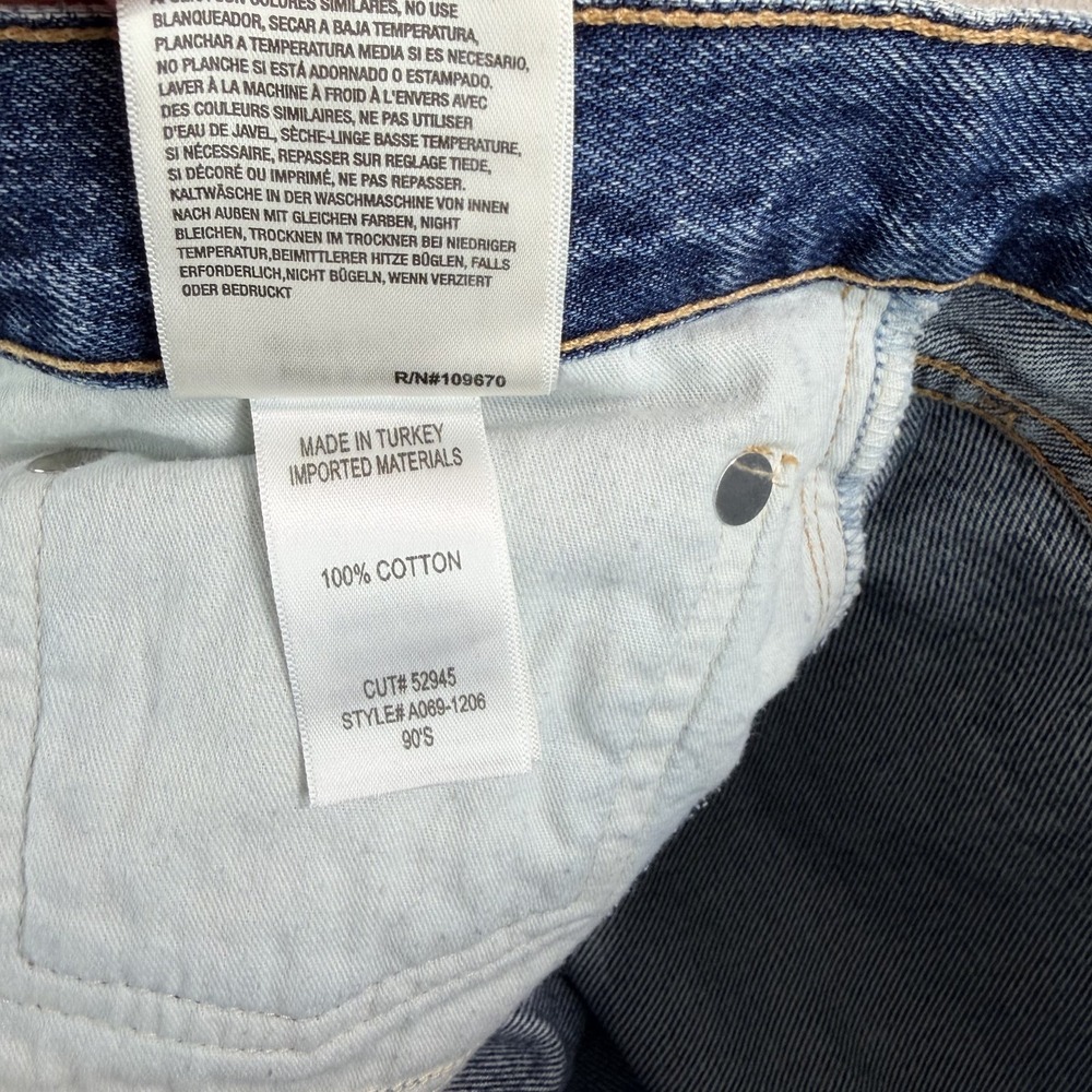 AGOLDE 90s Pinch Waist High Rise Straight Leg Jeans in Blue Wash‎ Women 29 $228 - Picture 10 of 10